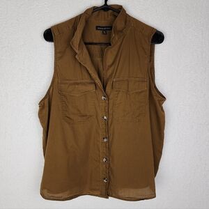 BANANA REPUBLIC Cotton Utility Cargo Safari Tank XL